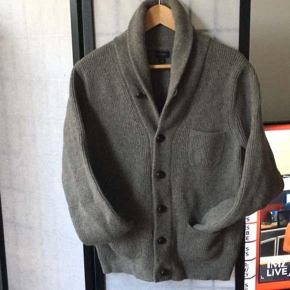 j crew mens sweater blazer